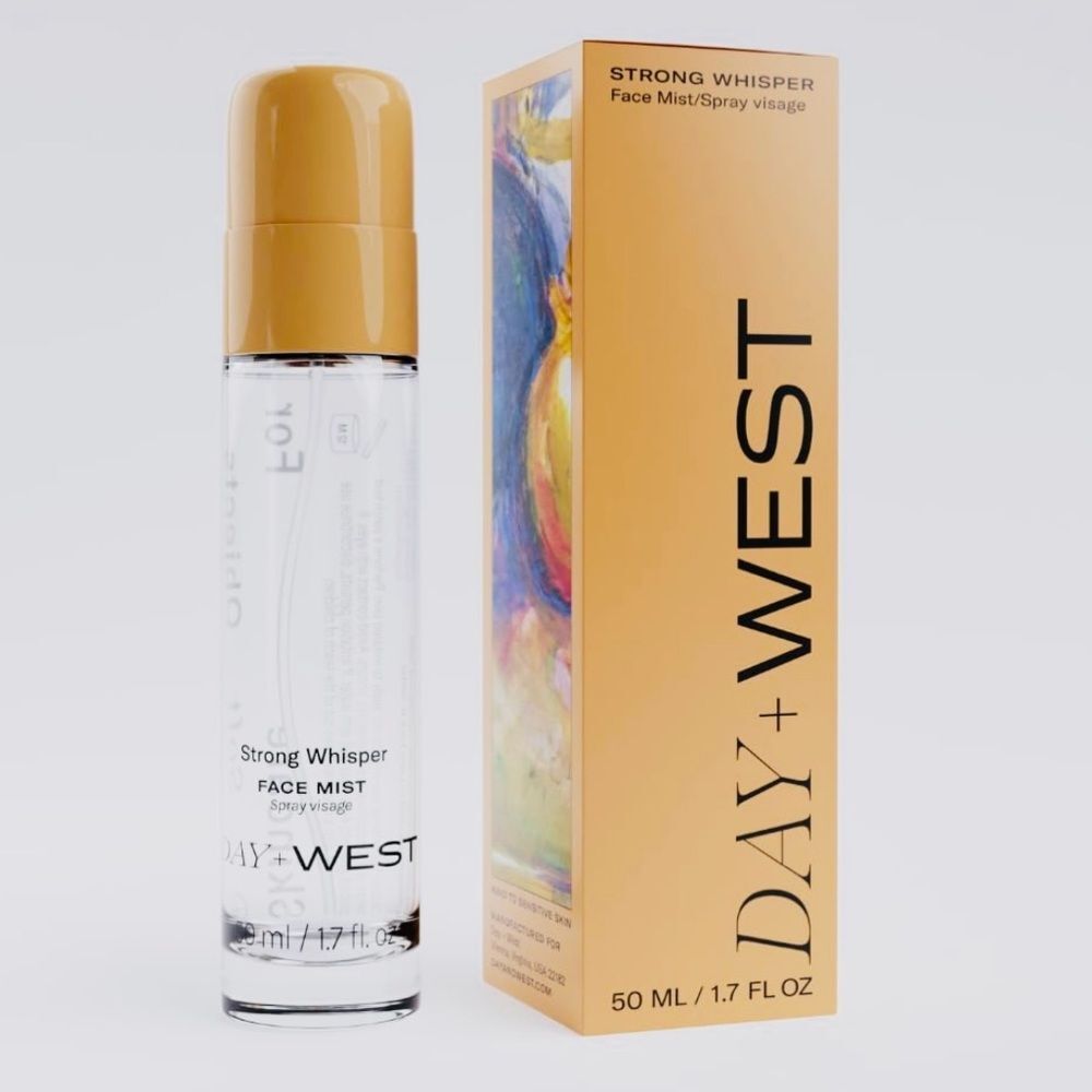 Day+West Strong Whisper Face Mist, Hydrating Toner + Primer for a Radiant Glow